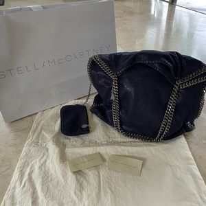 Stella McCartney Falabella Large Bag in Navy